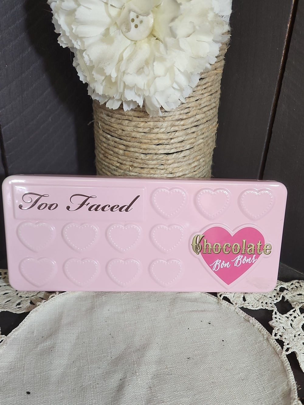 Too Faced Chocolate Bon Bons Pink Tin Eyeshadow Palette